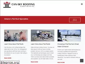 canskyroofing.com