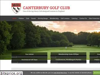 canterburygolfclub.co.uk