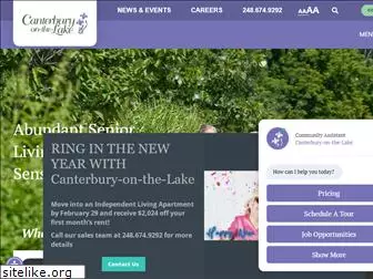 canterburyonthelake.com