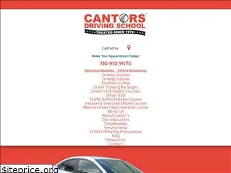 cantorsdrivingschoolca.com