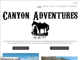 canyonadventuresmontana.com