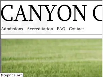 canyoncollege.edu