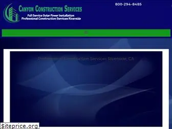 canyonconstructionservices.com