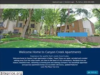 canyoncreekapartmenthomes.com