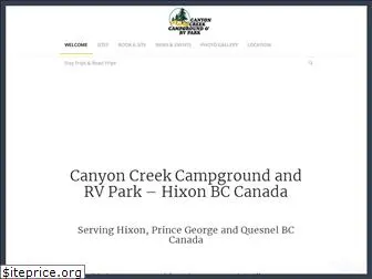 canyoncreekcampground.com