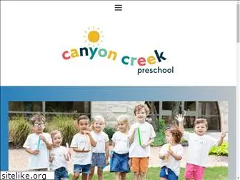canyoncreekpreschool.com