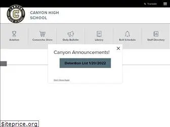 canyonhighschool.org