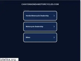 canyonhondamotorcycles.com