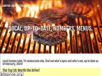 canyonlakerestaurants.com