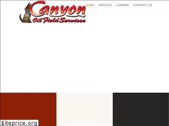 canyonoilfield.com