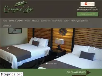 canyonslodge.com