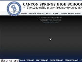 canyonspringshighschool.org