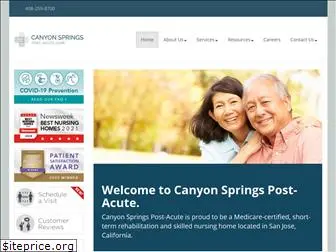 canyonspringspostacute.com