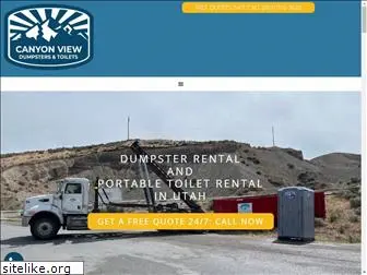 canyonviewdumpsters.com