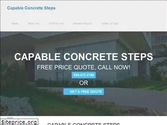 capableconcretesteps.com