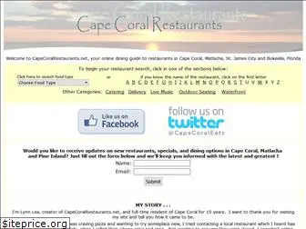 capecoralrestaurants.net