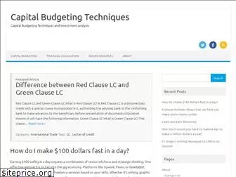 capitalbudgetingtechniques.com