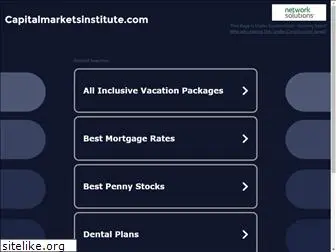capitalmarketsinstitute.com