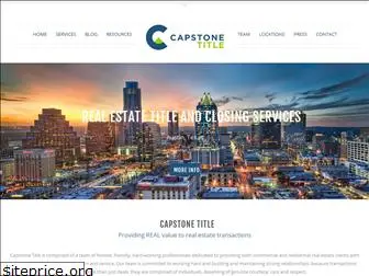 capstonetitletx.com