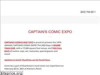 captainscomicexpo.com