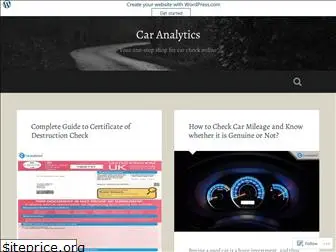 caranalyticsvehiclecheck.wordpress.com