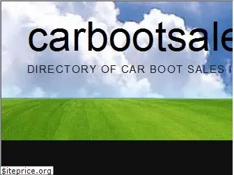 carbootsales.org