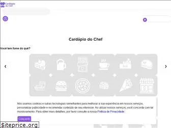 cardapiodochef.com