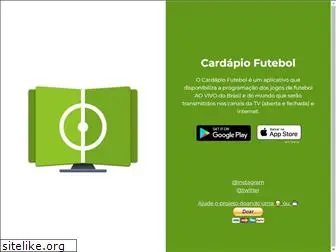 cardapiofutebol.com.br