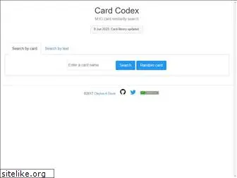 cardcodex.com