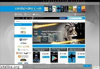 cardscodes.com