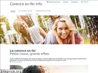 carenceenferinfo.ch
