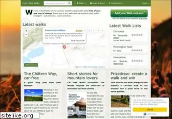 carfreewalks.org