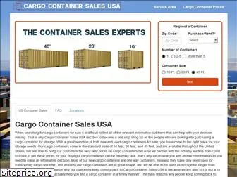 cargocontainersalesusa.com