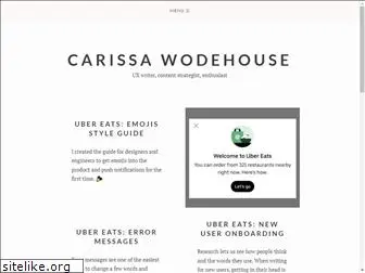 carissawodehouse.com