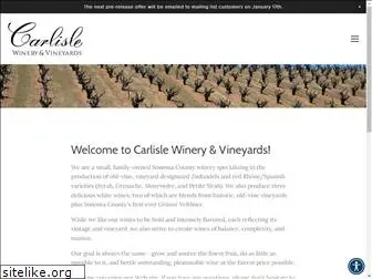 carlislewinery.com