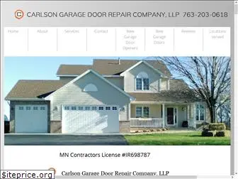 carlsongaragedoorrepair.com