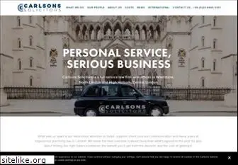 carlsonsolicitors.com