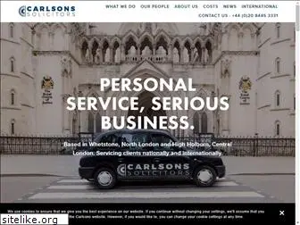 carlsonssolicitors.com