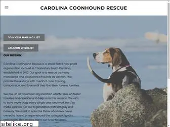 carolinacoonhoundrescue.com