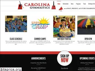 carolinagymnastics.com