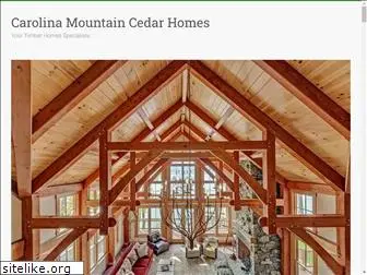 carolinamountaincedarhomes.com