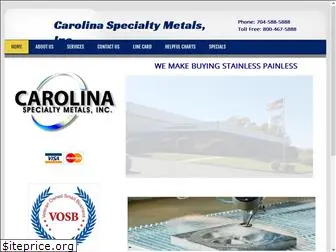 carolinaspecialtymetals.com