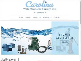 carolinawatersystem.com