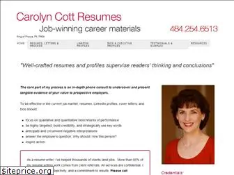 carolyncottresumes.com