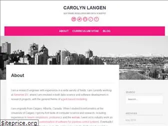 carolynlangen.com