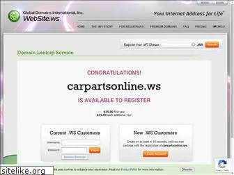 carpartsonline.ws