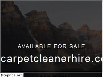 carpetcleanerhire.com