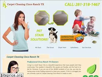 carpetcleaningcincoranchtx.com