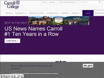 carroll.edu