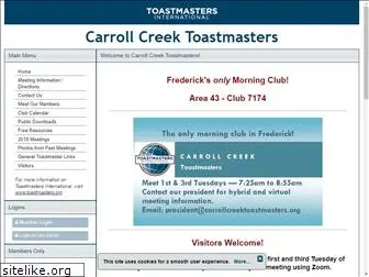 carrollcreektoastmasters.org